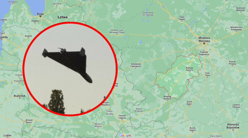 Drony nad Rosją