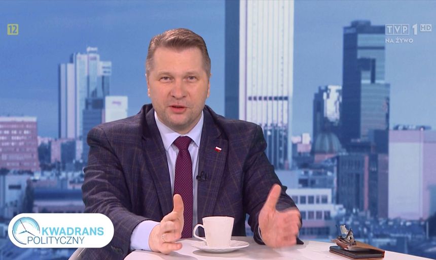 Przemysław Czarnek w TVP