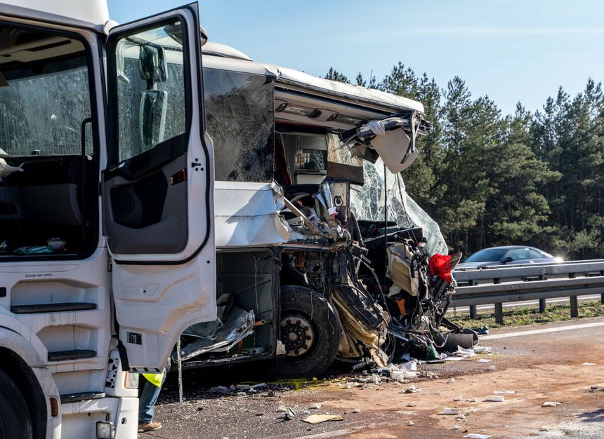 wypadek polskiego autokaru w Niemczech