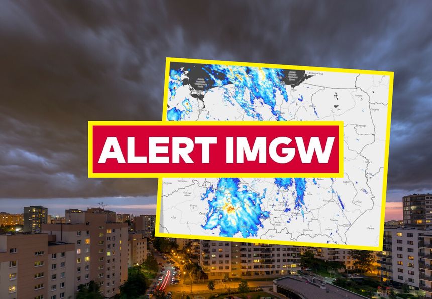 gdzie jest burza wydano alerty