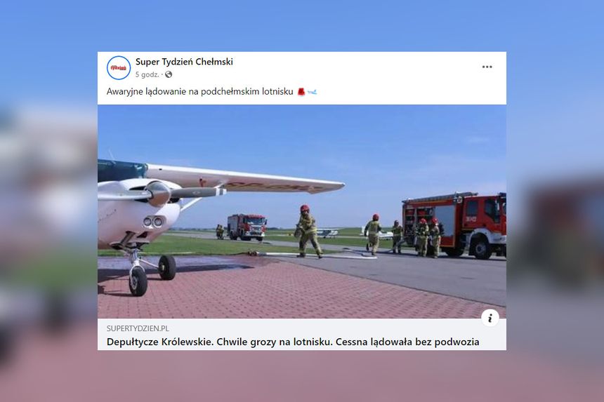 awaryjne lądowanie