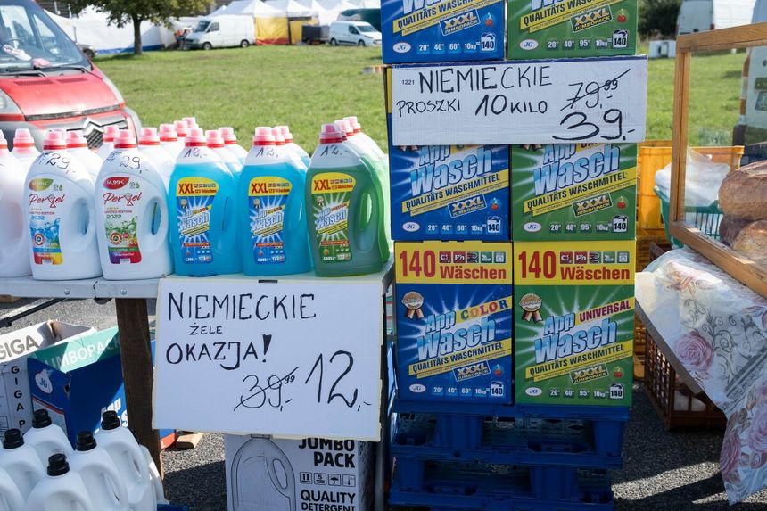 proszki z Niemiec na targu
