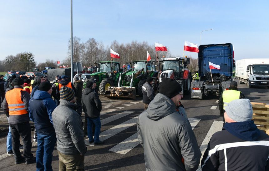 protest rolników