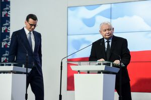 Mateusz Morawiecki i Jarosław Kaczyński