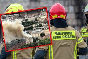 Pożar w Krakowie