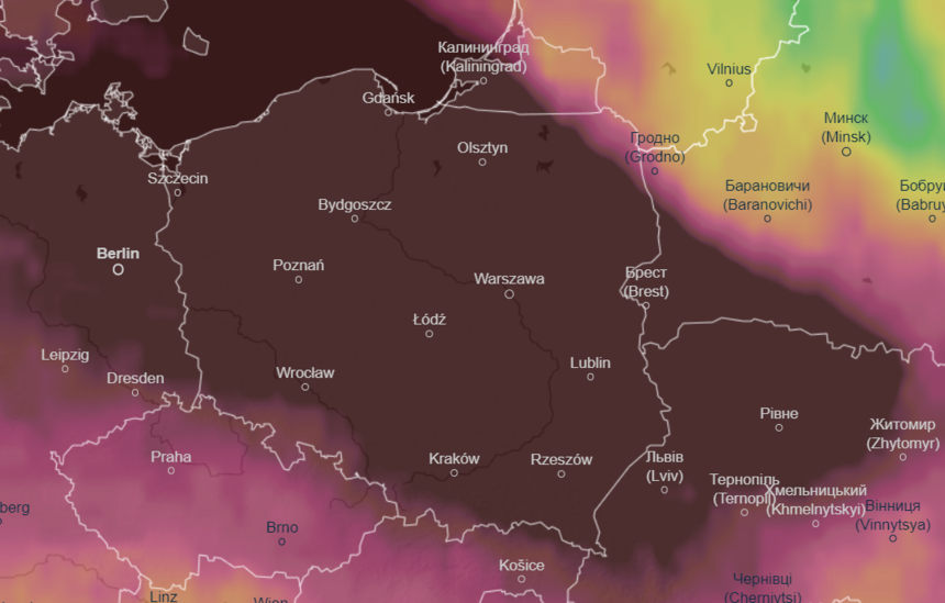 Huragan nad Polską