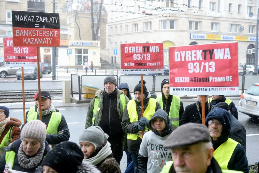 protest frankowiczów