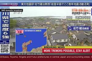 Trzęsienie ziemi w Japonii