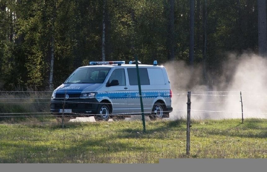 Ciało kobiety w lesie