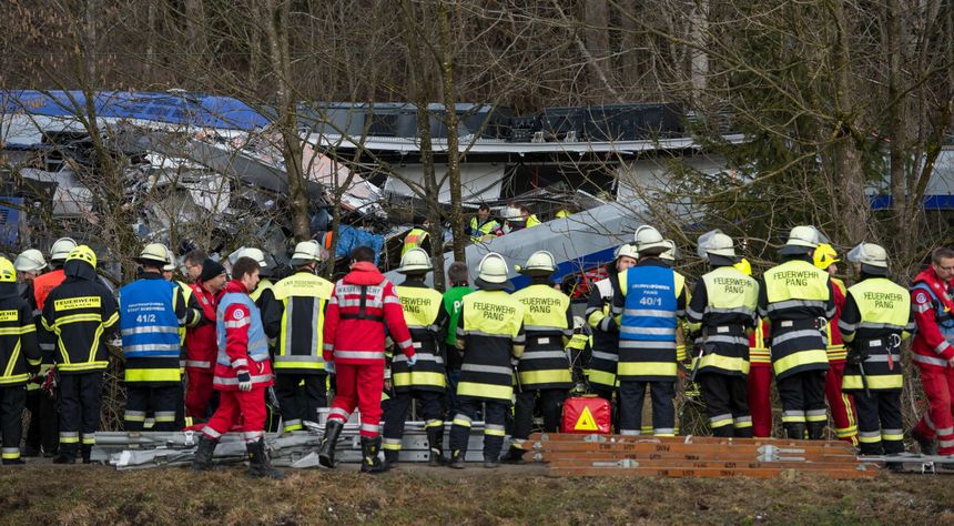 Katastrofa kolejowa w Niemczech