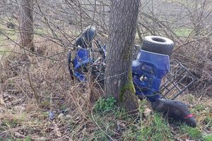 Wypadek quada w miejscowości Jawor