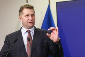 Przemysław Czarnek na konferencji MEiN