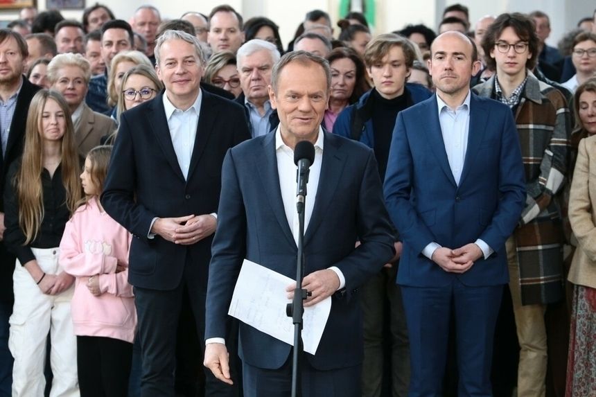 Donald Tusk i Borys Budka