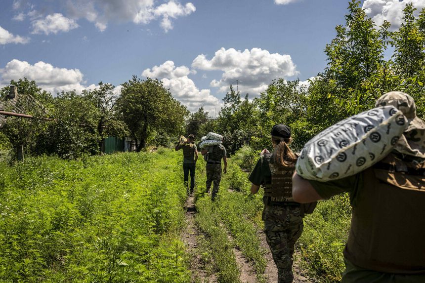 Przymusowa ewakuacja w Ukraini
