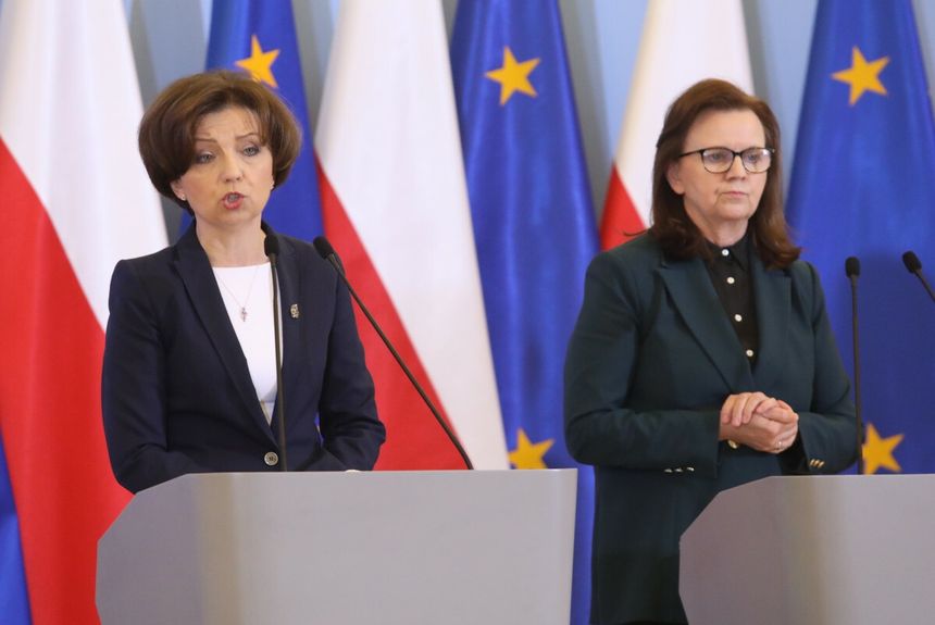 Marlena Maląg i Gertruda Uścińska