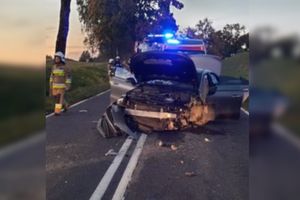 Wypadek pod Olsztynem