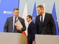 Przemysław Czarnek, Mateusz Morawiecki i Janusz Cieszyński 