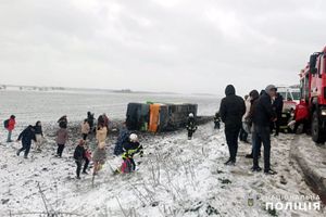 Wypadek autokaru z Polski w Ukrainie