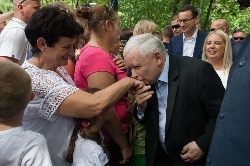 Jarosław Kaczyński i Mateusz Morawiecki