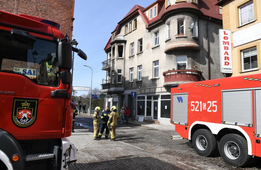 Pożar w Starogardzie Gdańskim