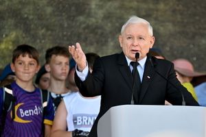 Kaczyński w miejscowości Zawichost