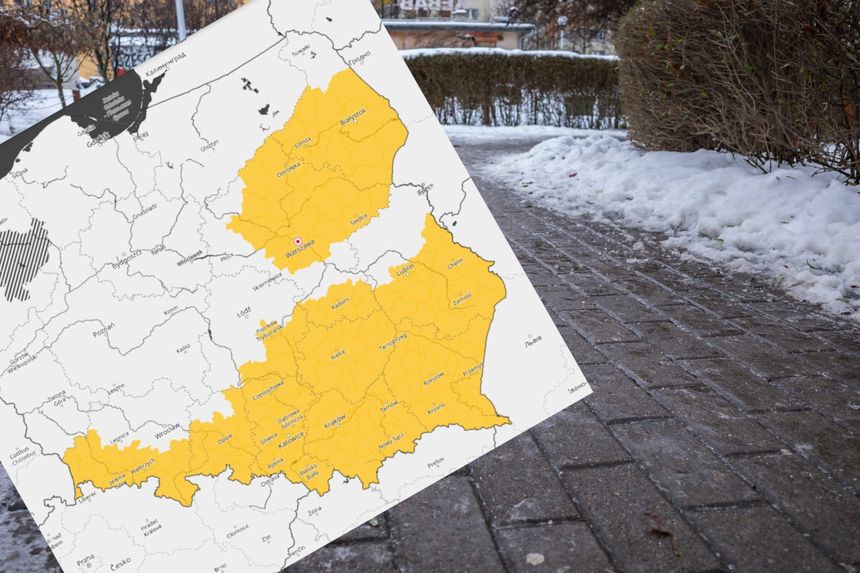 Marznące opady gęsta mgła