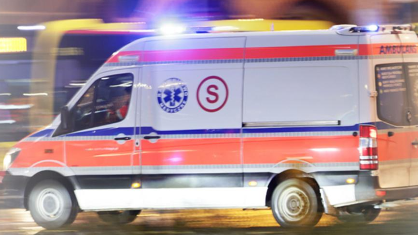 Łazy: Starszy mężczyzna wypadł z balkonu. Nie przeżył