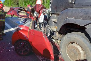 Wypadek na obwodnicy Słupska