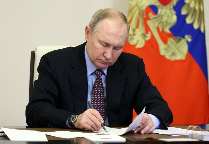Władimir Putin na Kremlu