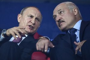 Władimir Putin i Alaksandr Łukaszenko