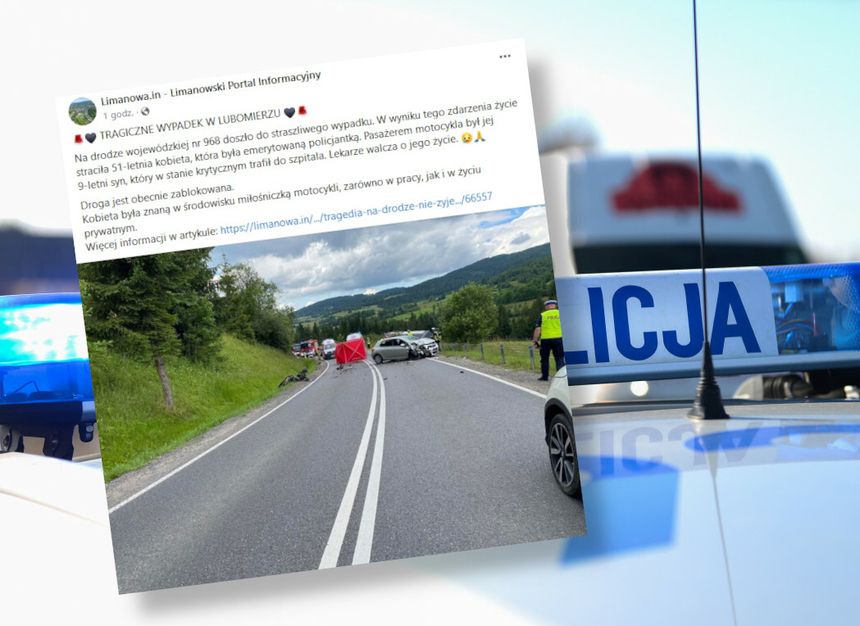 Wypadek w Małopolsce