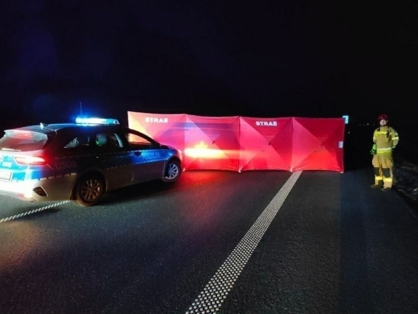 Wypadek na S5 koło Kościana