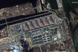 Zaporoska Elektrownia Atomowa - zdjęcie satelitarne