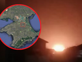 Atak dronów na Krymie