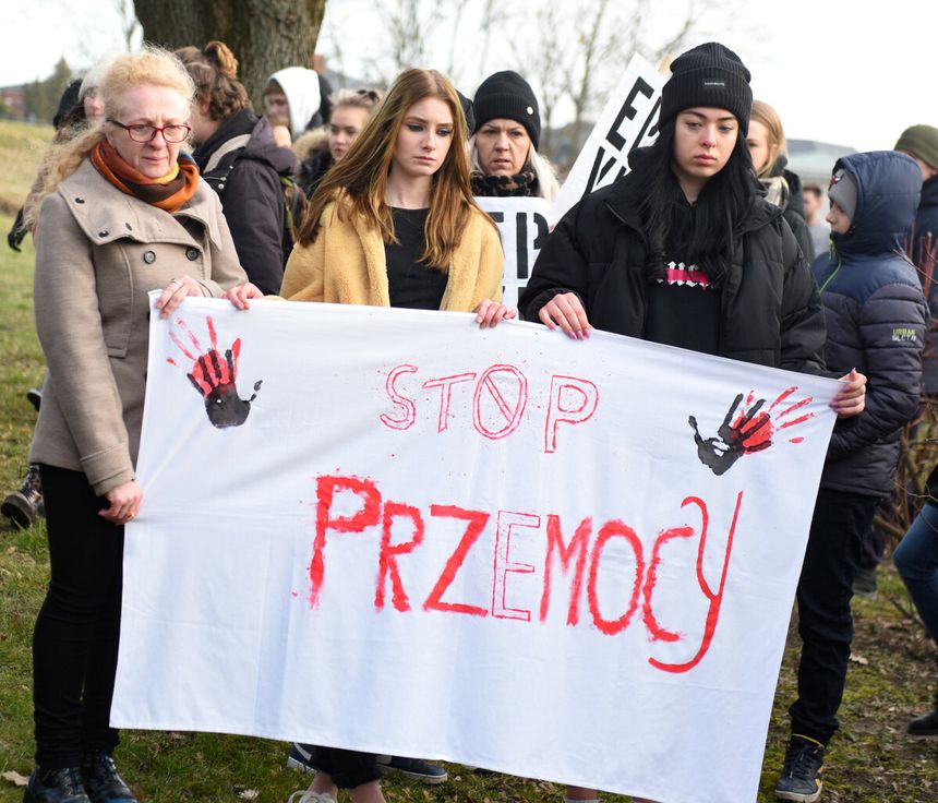 Marsz przeciw przemocy w Zamościu