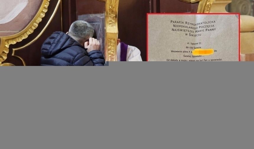 Parafia rozsyła wezwania do spowiedzi