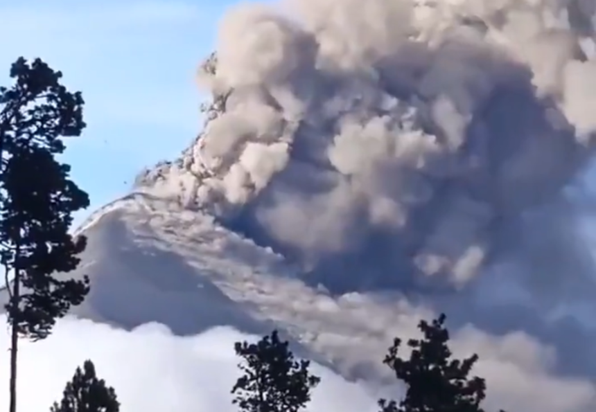 erupcja wulkanu Fuego