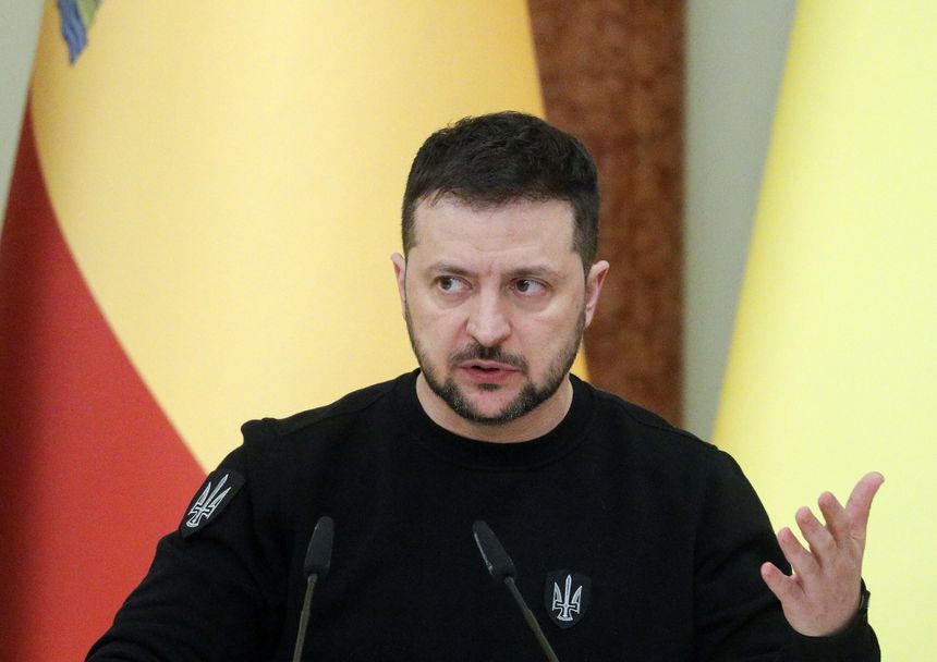 Prezydent Ukrainy Wołodymyr Zełenski