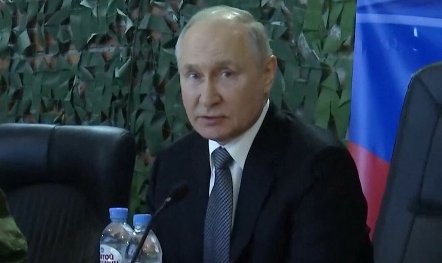 Putin reaguje na ofensywę Ukrainy