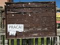 Tablica z ogłoszeniami o pracę