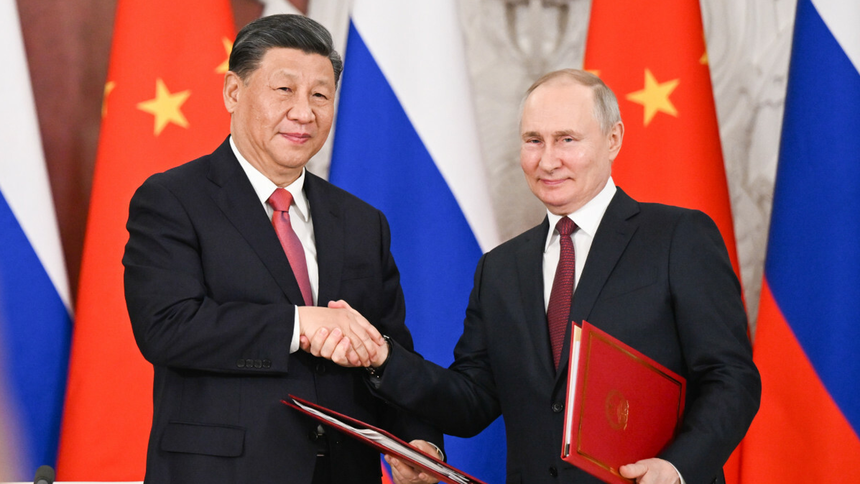 Władimir Putin i Xi Jinping