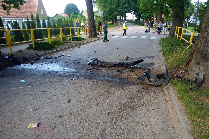 Wypadek w Paluzach