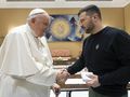 Papież Franciszek i Wołodymyr Zełenski