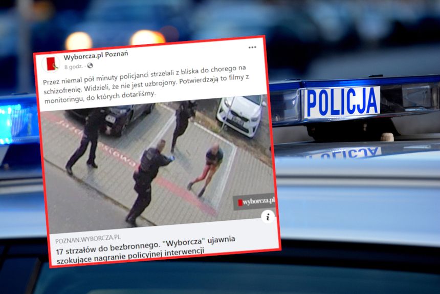 policjanci strzelali do chorego
