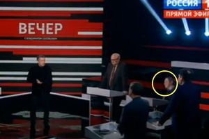 Incydent w programie propagandysty Putina