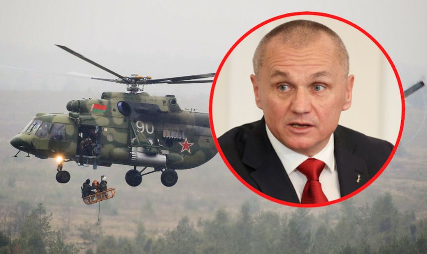 Gen. Polko o śmigłowcach Białorusi, wleciały do Polski
