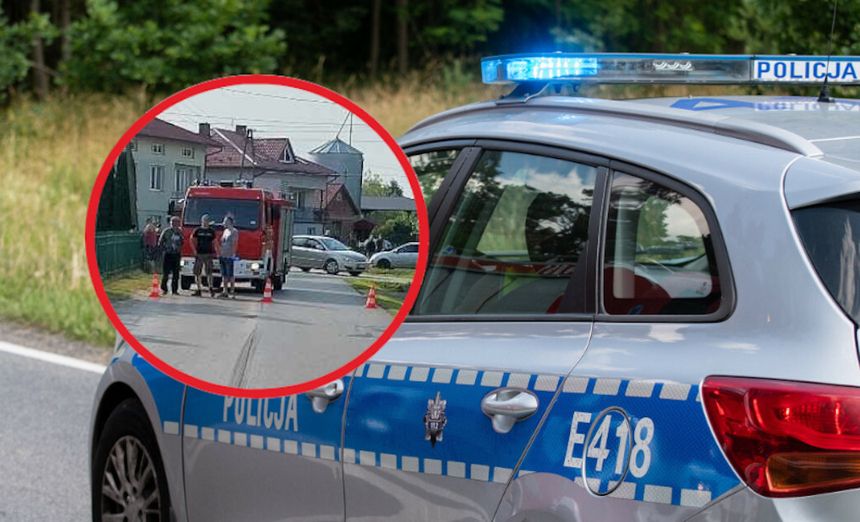 Potrącenie 25-latka przez BMW