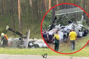 Katastrofa śmigłowca Rosji na Białorusi