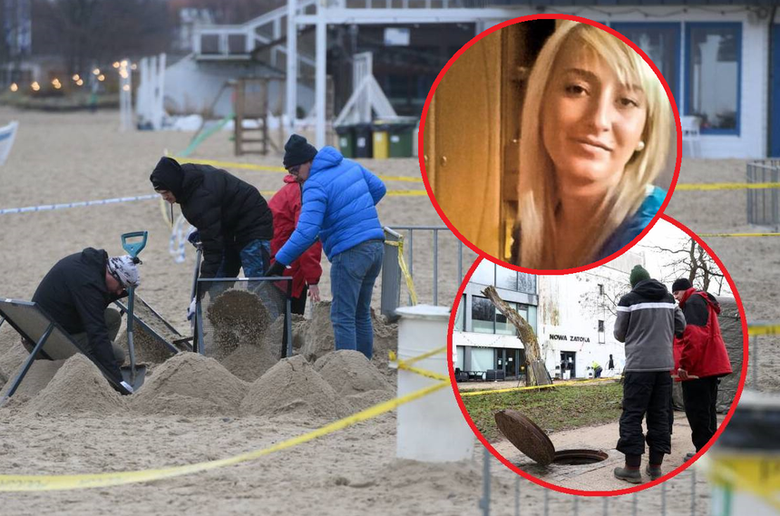 Policjanci przy Zatoce Sztuki