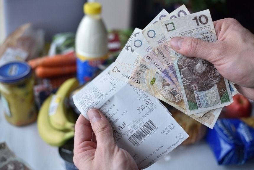 paragon, pieniądze i zakupy